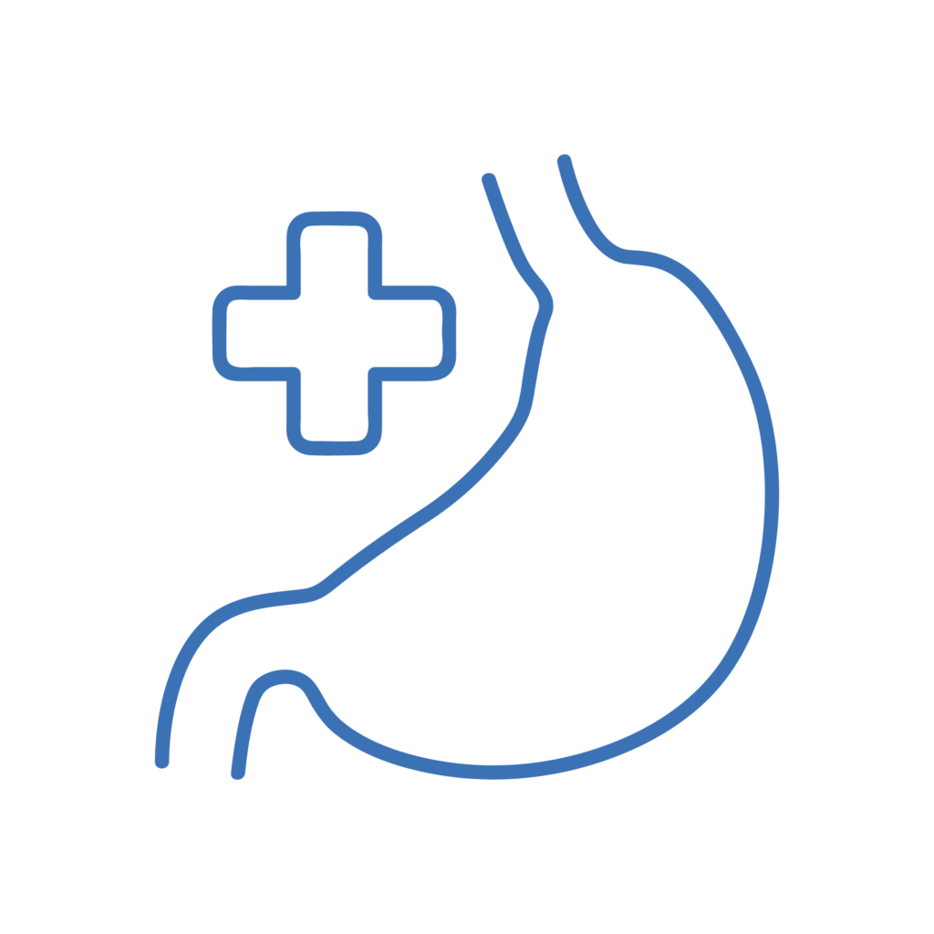 Icona illustrativa del servizio di Gastroenterologia dell'Ambulatorio Veterinario Sant'Anna in provincia di Padova